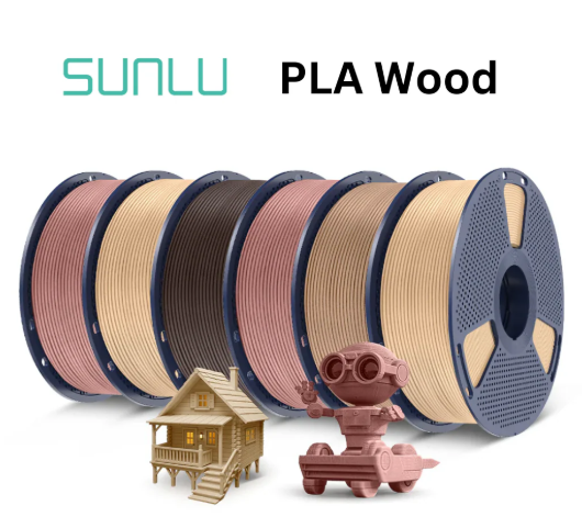 Pla Wood — 3D printed by Moon Studio 3D